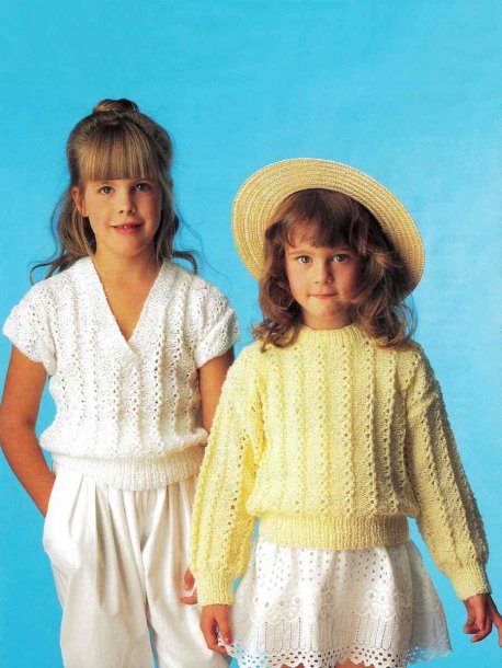 Jumper med kort och lång ärm