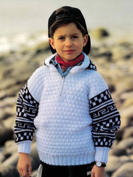 Sweatshirt med hætte