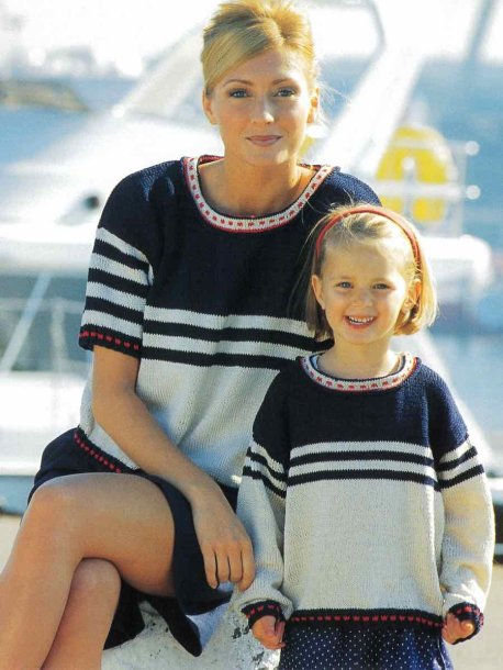 Dame-, børne- og herretrøjer