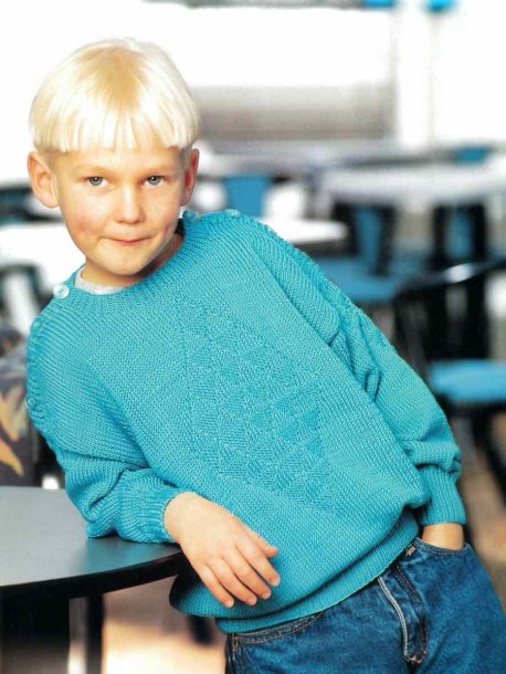 Børnetrøje med mønster