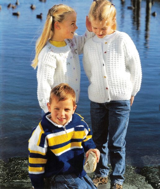 Flickkofta med eller utan blommor