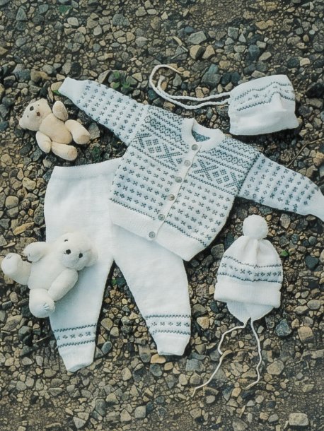 Baby - børnesweater, cardigan, bukser, strømpebukser og huer