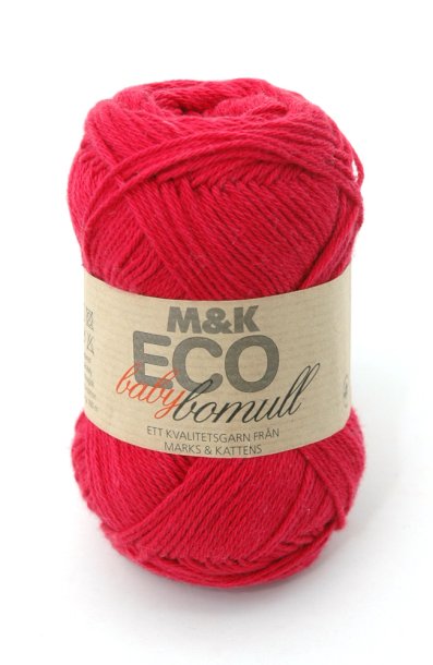 Eco Baby Bomuld Rød 905