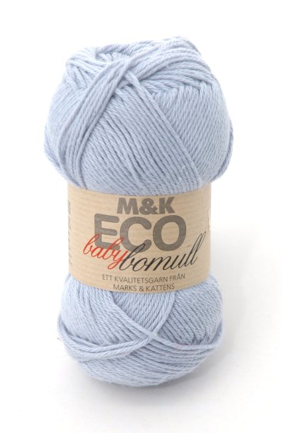 Eco Baby Bomuld Lyseblå 910