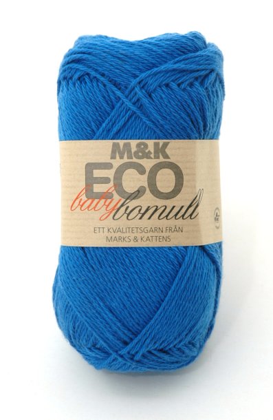 Eco Baby Bomuld Klarblå 915