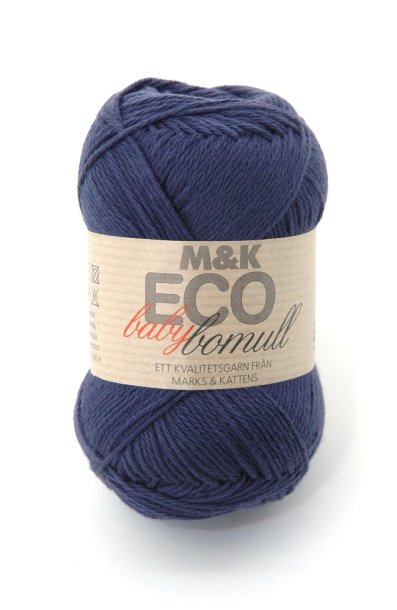 Eco Baby Bomuld Marineblå 917