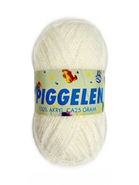 Piggelen Naturlig hvid 169